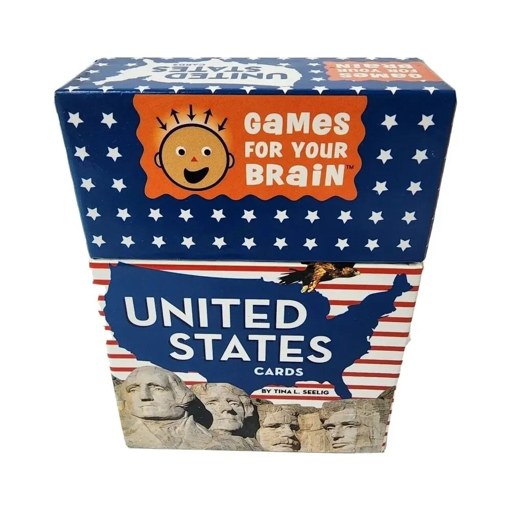 Games For Your Brain United States Card Game Crazy 8's War Gin Rummy Solitaire
